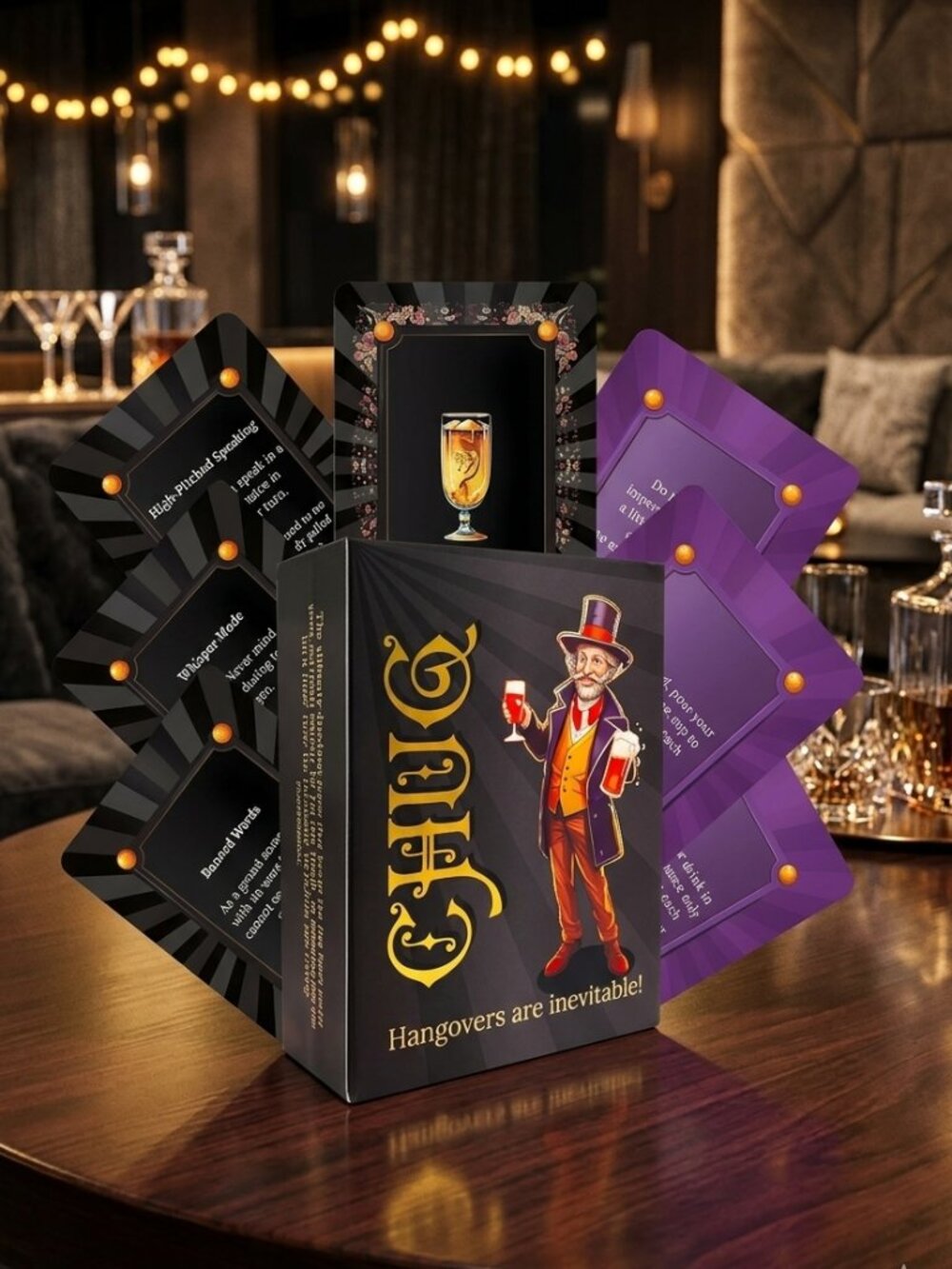 Chug Drinking Game Card: Premium Adult Party Night